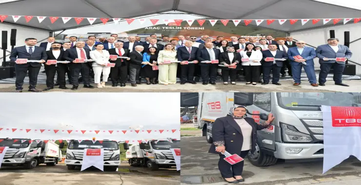 TBB’den Hilvan Belediyesi’ne Çöp Toplama Aracı