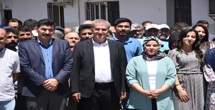 Eş Başkan Paydaş ve Yeşil Personelle Bayramlaştı
