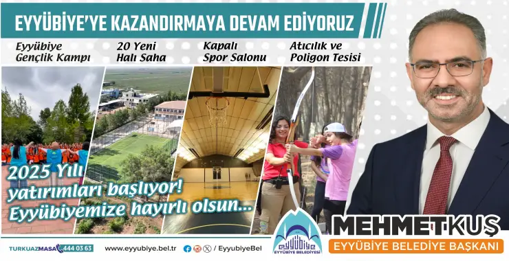 EYYÜBİYE’DE GENÇLER İÇİN YENİ TESİSLER