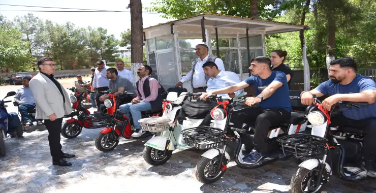 Siverek’te Engellilere Motosiklet Desteği