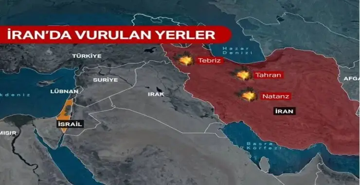 İsrail gece yarısı İran’ı vurdu