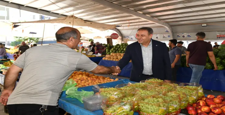 VALI ŞILDAK, PAZAR ESNAFINI ZİYARET ETTİ
