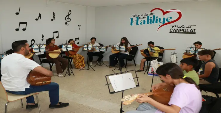HALİLİYE BELEDİYESİ’NDEN KISAS’A SANAT ELİ