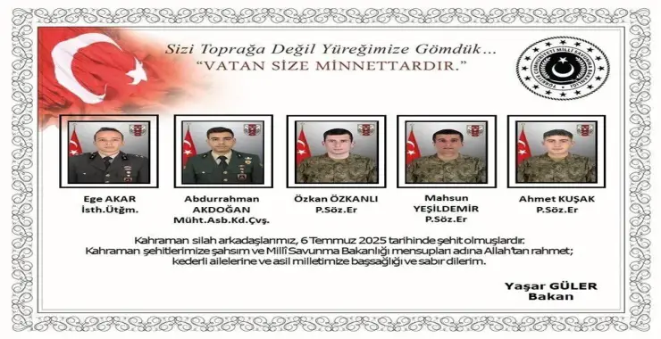 Metan gazı zehirlenmesi: 12 asker şehit