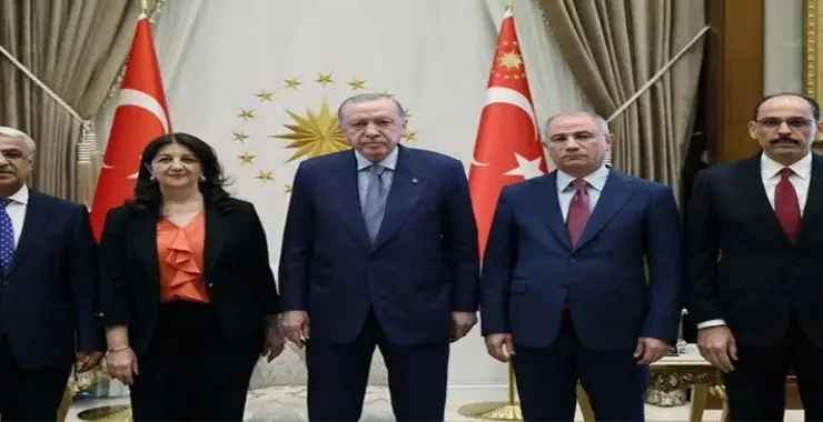 Erdoğan-DEM Parti heyeti görüşmesi sona erdi