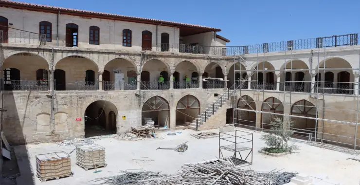 Barutçu Han’da Restorasyon Çalışması