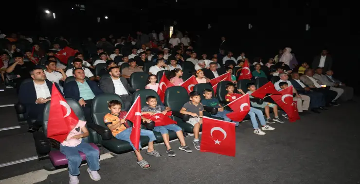 Başkan Günbegi, 15 Temmuz konulu Sinema etkinliğine katıldı