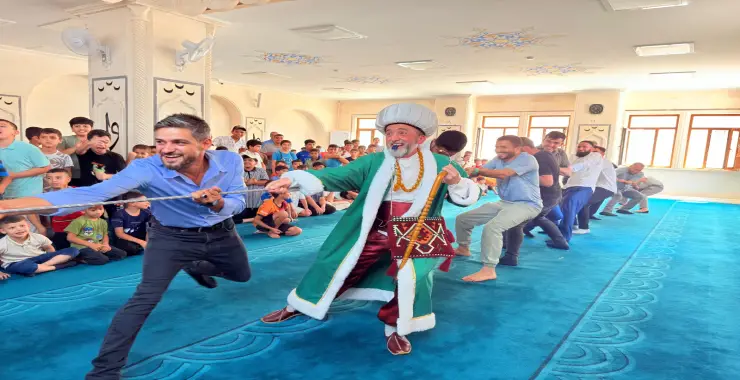 NASREDDİN HOCA CEYLANPINARLI ÇOCUKLARLA BULUŞTU