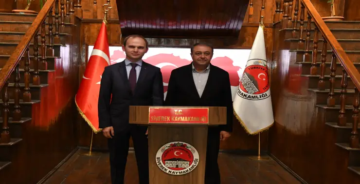 VALİ ŞILDAK’TAN KAYMAKAM SALİH SAK’A ZİYARET