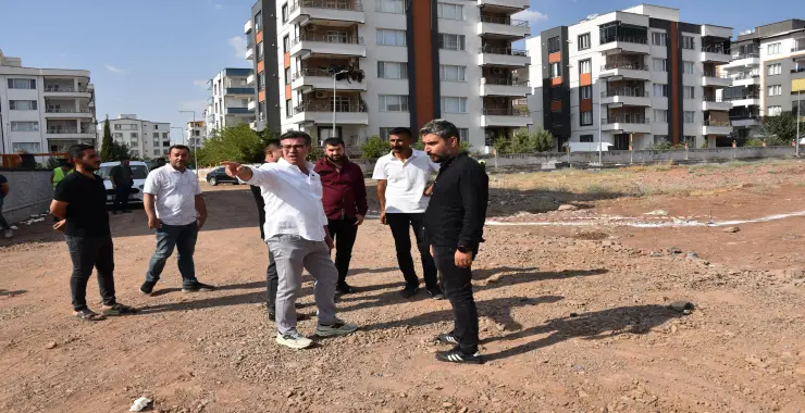 Siverek’te yeşil dönüşüm kapsamında 16 yeni park yapılıyor