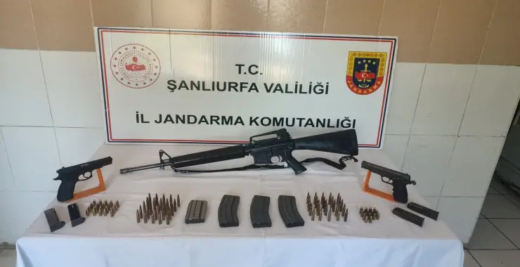 SİVEREK’TE KAÇAK SİLAH OPERASYONU
