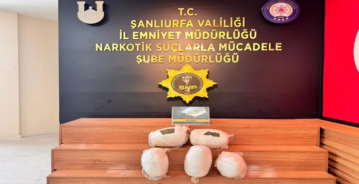 URFA EMNİYETİNDEN UYUŞTURUCU OPERASYONU