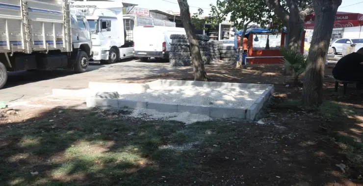 Evren Sanayi Sitesi’nde Park Çalışmaları Başladı