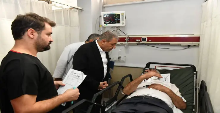 VALİ ŞILDAK YARALILARI ZİYARET ETTi