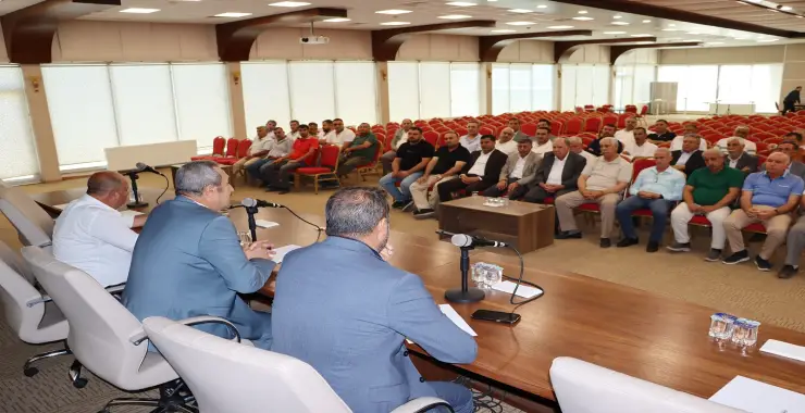 PAMUK SEKTÖRÜ TEMSİLCİLERİ ŞANLIURFA TİCARET BORSASI’NDA BULUŞTU