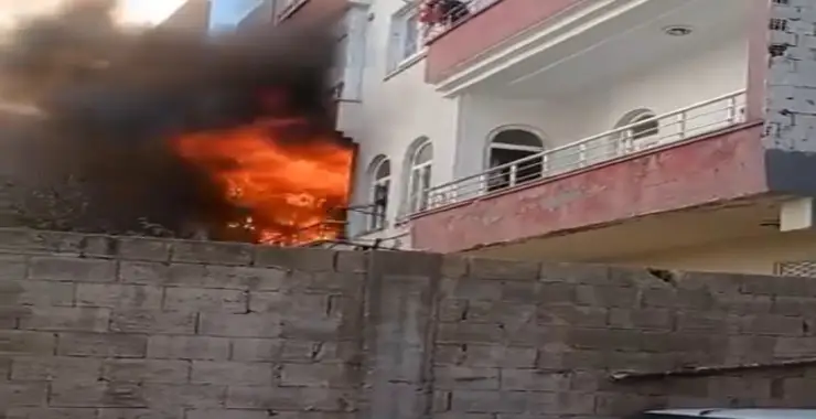 VİRANŞEHİR’DE KORKUTAN YANGIN