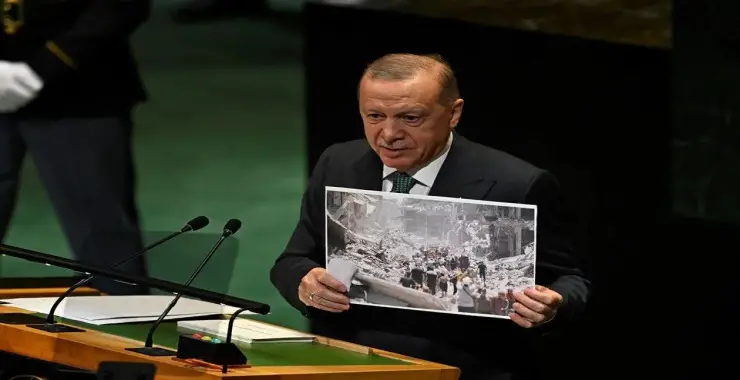 Erdoğan,”Gazze’de yaşananlar insanlığı dip noktasıdır”