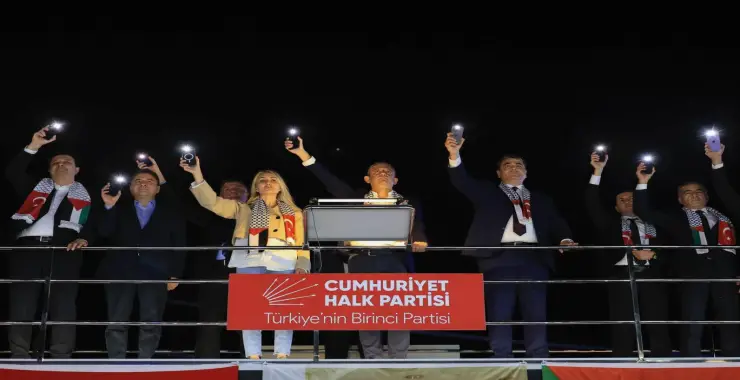 CHP’den ”Filistin’e Destek” mitingi