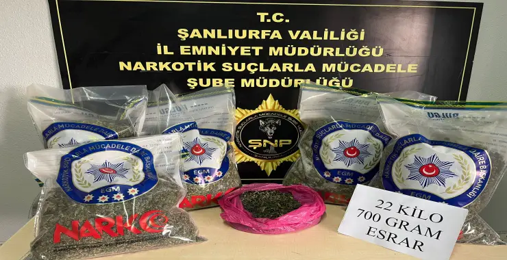 Suruç’ta Uyuşturucu Operasyonu