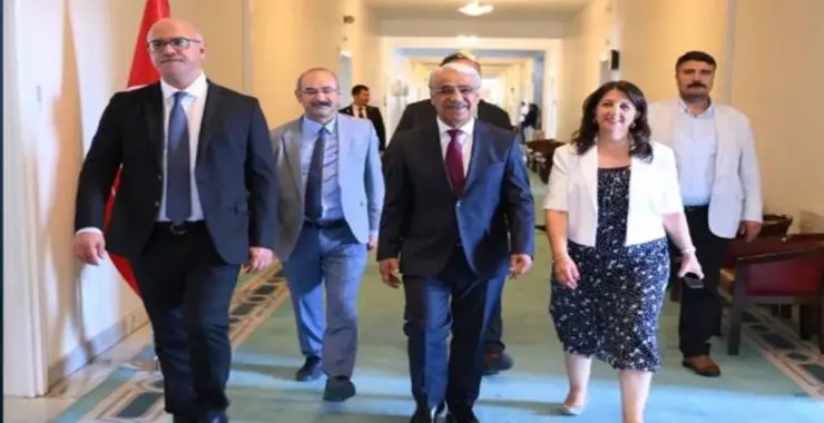 Dem Parti heyeti Özel alanında görüştü