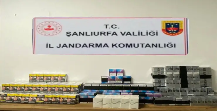 JANDARMA GÜMRÜK KAÇAĞI SİGARALARA EL KOYDU