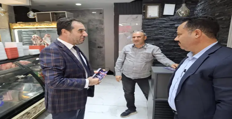 ANAHTAR PARTİLİ ARSLAN’DAN ESNAF ZİYARETİ