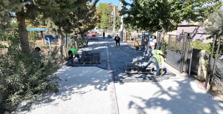 HALİLİYE’DE ÜST YAPI ÇALIŞMASI