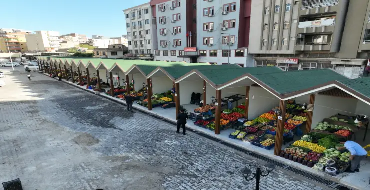 YENİ PAZAR ALANI AÇILDI