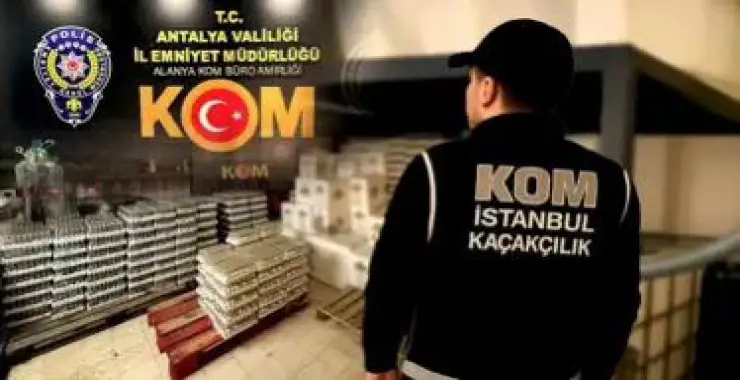 Alkollü içki kaçakçılığı ve sahteciliğine operasyon