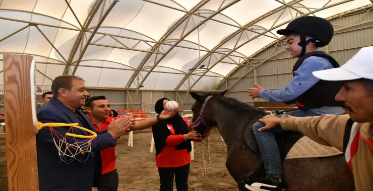 ÇOCUKLAR İÇİN “ATLA TERAPİ ETKİNLİĞİ”