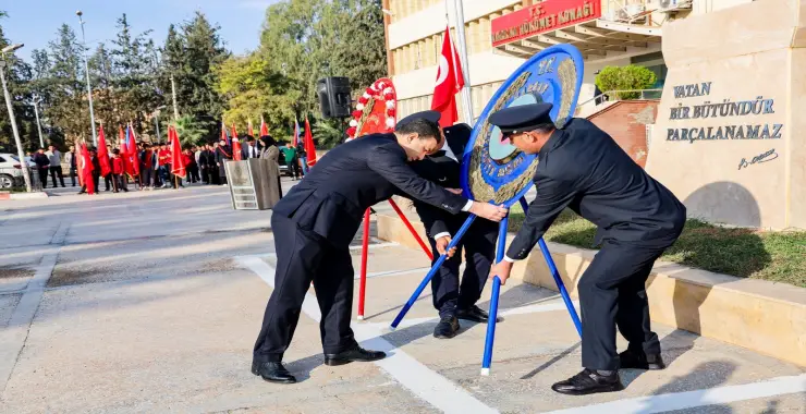 HARRAN’DA 10 KASIM’DA ATATÜRK SAYGIYLA ANILDI
