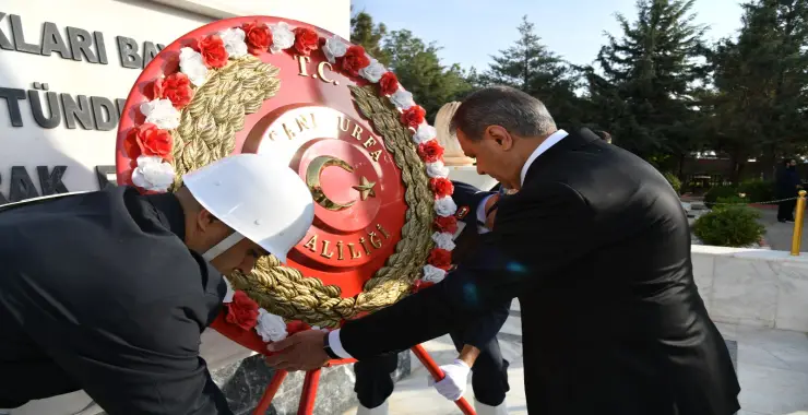 URFA’DA 10 KASIM ATATÜRK’Ü ANMA TÖRENİ