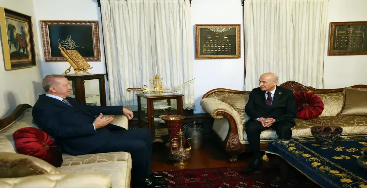 Erdoğan-Bahçeli görüşmesi 