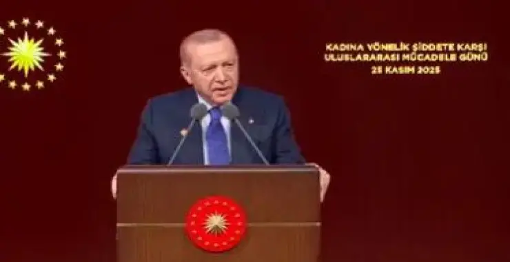 Erdoğan: Kadına yönelik şiddet insanlık suçudur