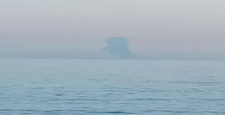 Kocaeli açıklarında Rusya’ya giden tankerde patlama ve yangın