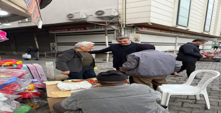 BAŞKAN GÜNBEGİ GÜNE ESNAFLA BAŞLADI