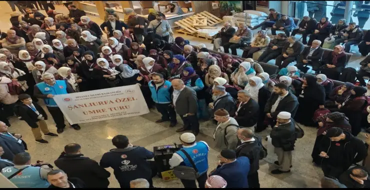 UMRE YOLCULARI DUALARLA UĞURLANDI