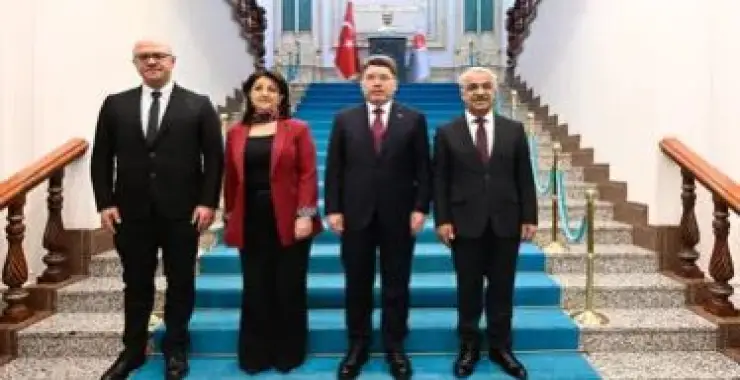 DEM Parti İmralı heyeti Adalet Bakanı’nı ziyaret etti