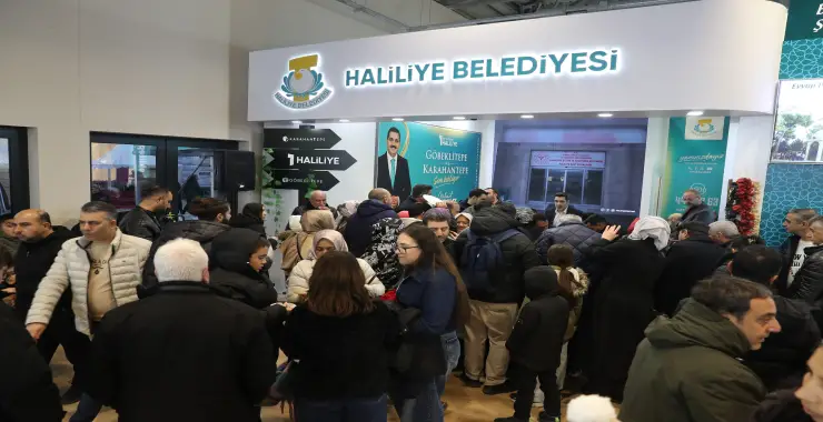 HALİLİYE BELEDİYESİ STANDINA BÜYÜK İLGİ