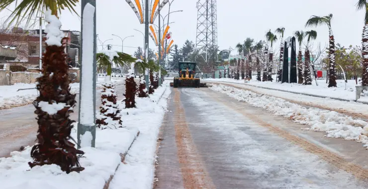 HARRAN’DA KAR YAĞIŞI