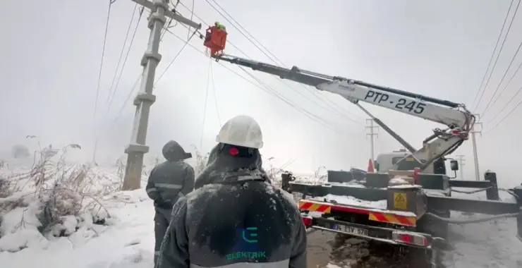 Dicle Elektrik Ekipleri -20 Derecede Görev Başında!