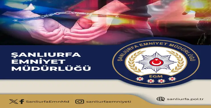 ŞANLIURFA’DA ASAYİŞ VE HUZURDA 2 YILLIK BAŞARI TABLOSU