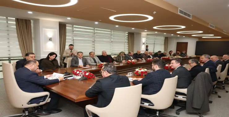  BAŞKAN GÜLPINAR, TİMBİR HEYETİNİ AĞIRLADI