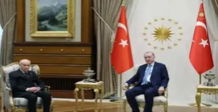 Cumhurbaşkanı Erdoğan, Bahçeli ile görüştü