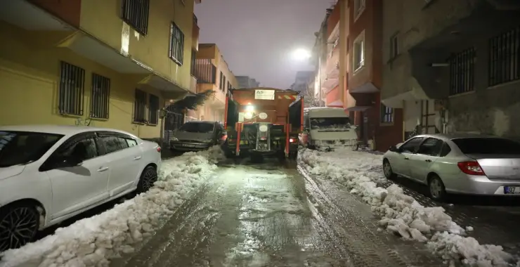 Haliliye Belediyesi Kar Yağışına Karşı Teyakkuzda