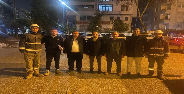 Karaköprü Muhtarlarından Dicle Elektrik Çalışanlarına Ziyaret