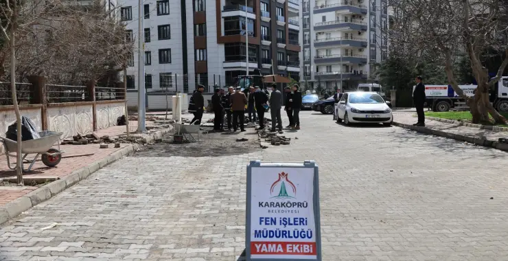 KARAKÖPRÜ’DE YOLLAR YENİLENİYOR