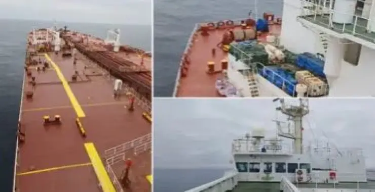 KARADENIZ’DEKI HAM PETROL YÜKLÜ GEMIDE PATLAMA