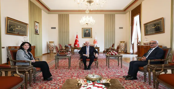 Kurtulmuş, DEM Partili Buldan ve Sancar’ı kabul etti