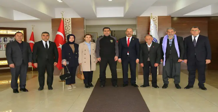 Şehit Gazi Derneğinden İl Emniyet Müdürü Aksoy’a Ziyaret
